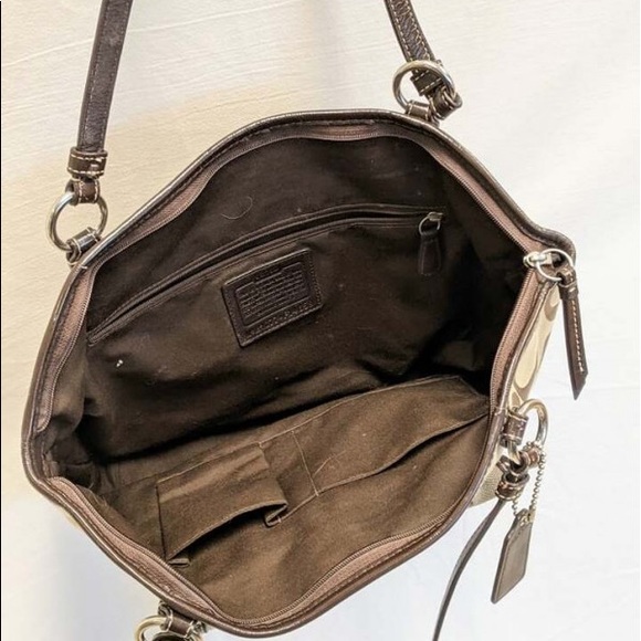 Coach Brown Signature Bag - Picture 4 of 4